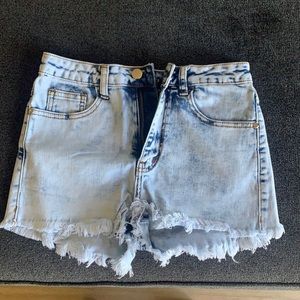 acid wash fashion nova shorts